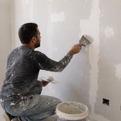 معالجة تشققات الجدران